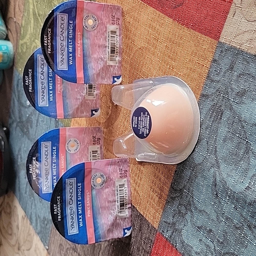 5 Yankee Candle wax melt singles